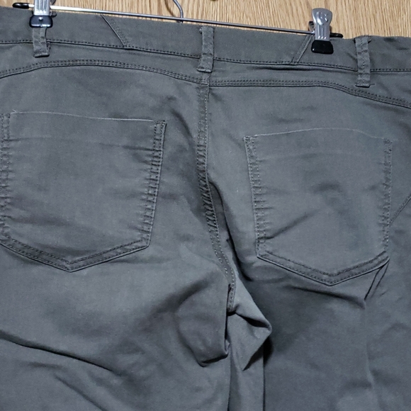 Olive denim leggings - Picture 3 of 5